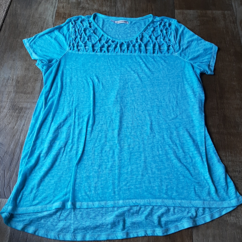 Maurices Blue Shirt Size 2XL